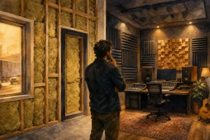 Acoustic insulation vs acoustic treatment