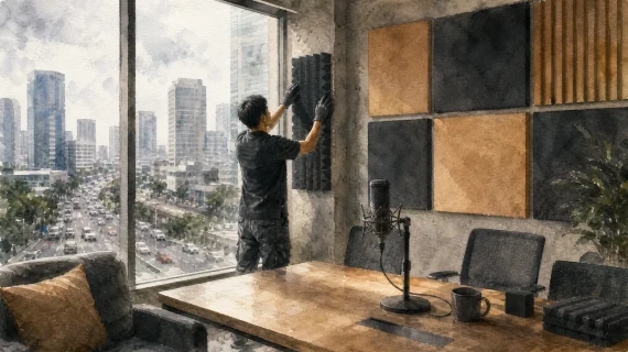 Jasa Peredam Suara Ruangan Jabodetabek Profesional TG Acoustic