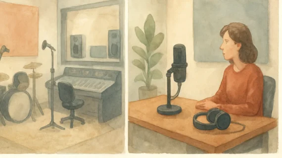 Studio Rekaman vs Studio Podcast: Perbedaan Teknis dan Kisaran Biayanya
